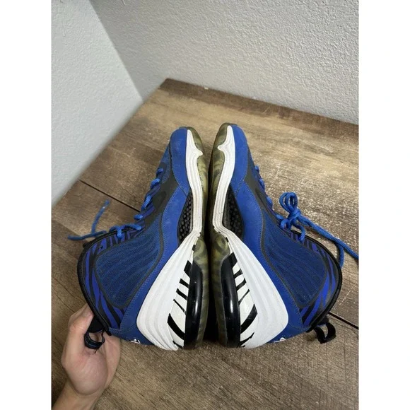 Nike Air Penny 5 Memphis‎ Tigers Men's Size 12 Blue Basketball Shoes 537331-401 - Picture 5 of 9